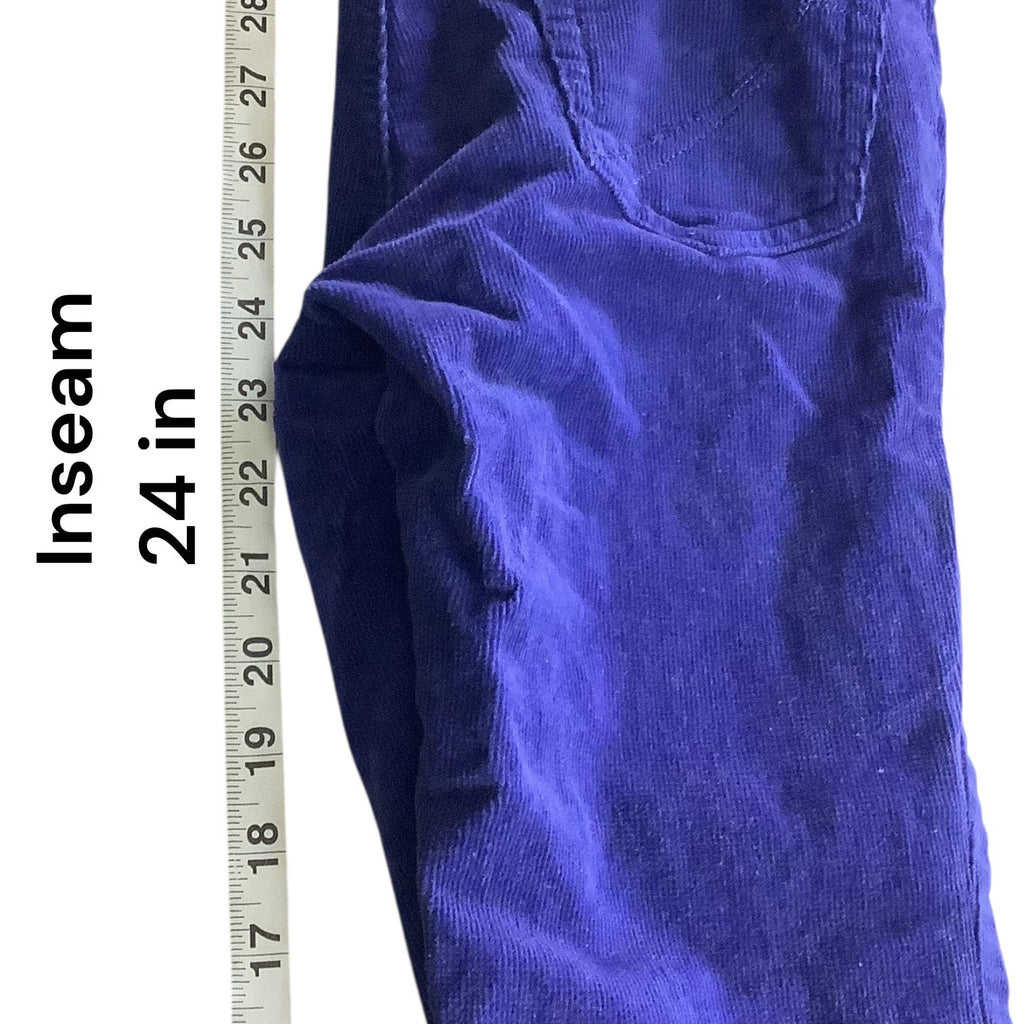 The Children’s Place Girls Corduroy Purple Flare Pants Size 10 Adjustable Waist Stretch