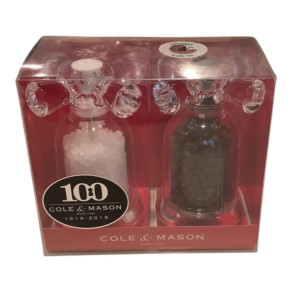 Cole & Mason Salt & Pepper Mill Set 100th Anniversary Edition Adjustable Grind