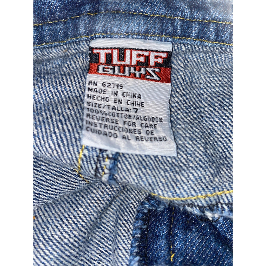 Tuff Guys Boys Blue Jeans Size 7 Distressed Denim Casual Wear