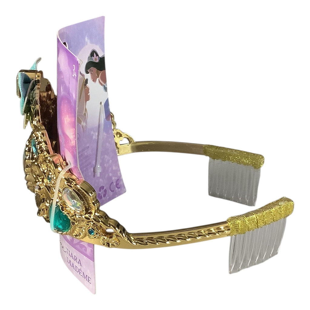 Disney Jasmine Tiara Diademe Princess Collection Gold Jewel Accents For Ages 3+