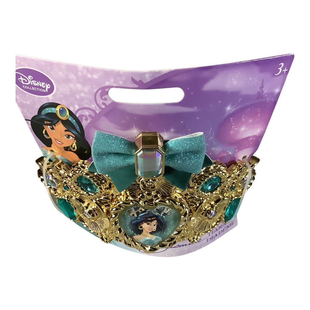 Disney Jasmine Tiara Diademe Princess Collection Gold Jewel Accents For Ages 3+