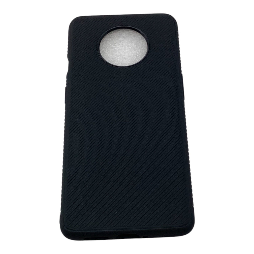 Fashion Case For OnePlus 7T Phone Black Ultra Slim Soft-To-Touch Protective Cover