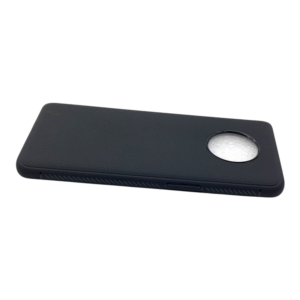 Fashion Case For OnePlus 7T Phone Black Ultra Slim Soft-To-Touch Protective Cover
