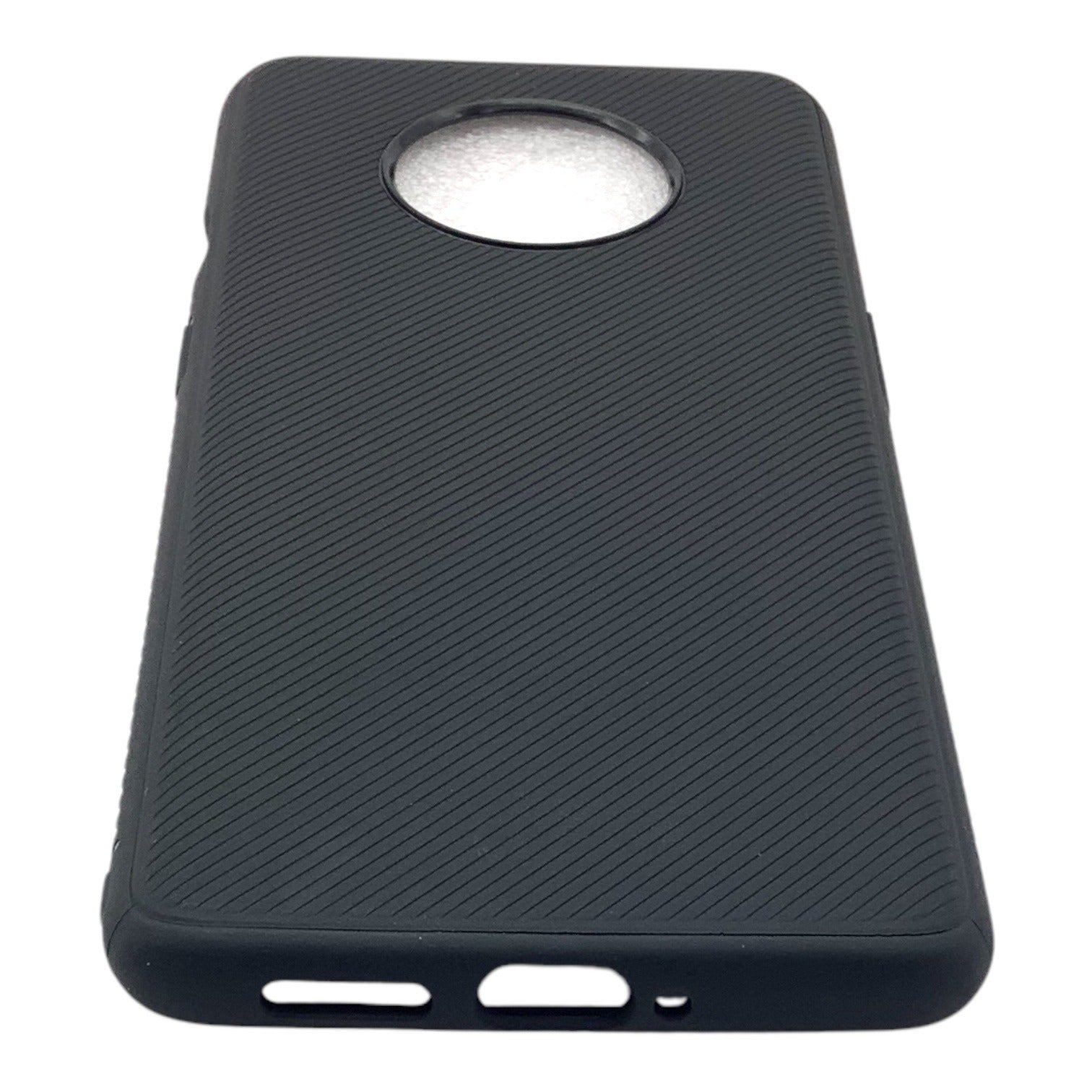 Fashion Case For OnePlus 7T Phone Black Ultra Slim Soft-To-Touch Protective Cover