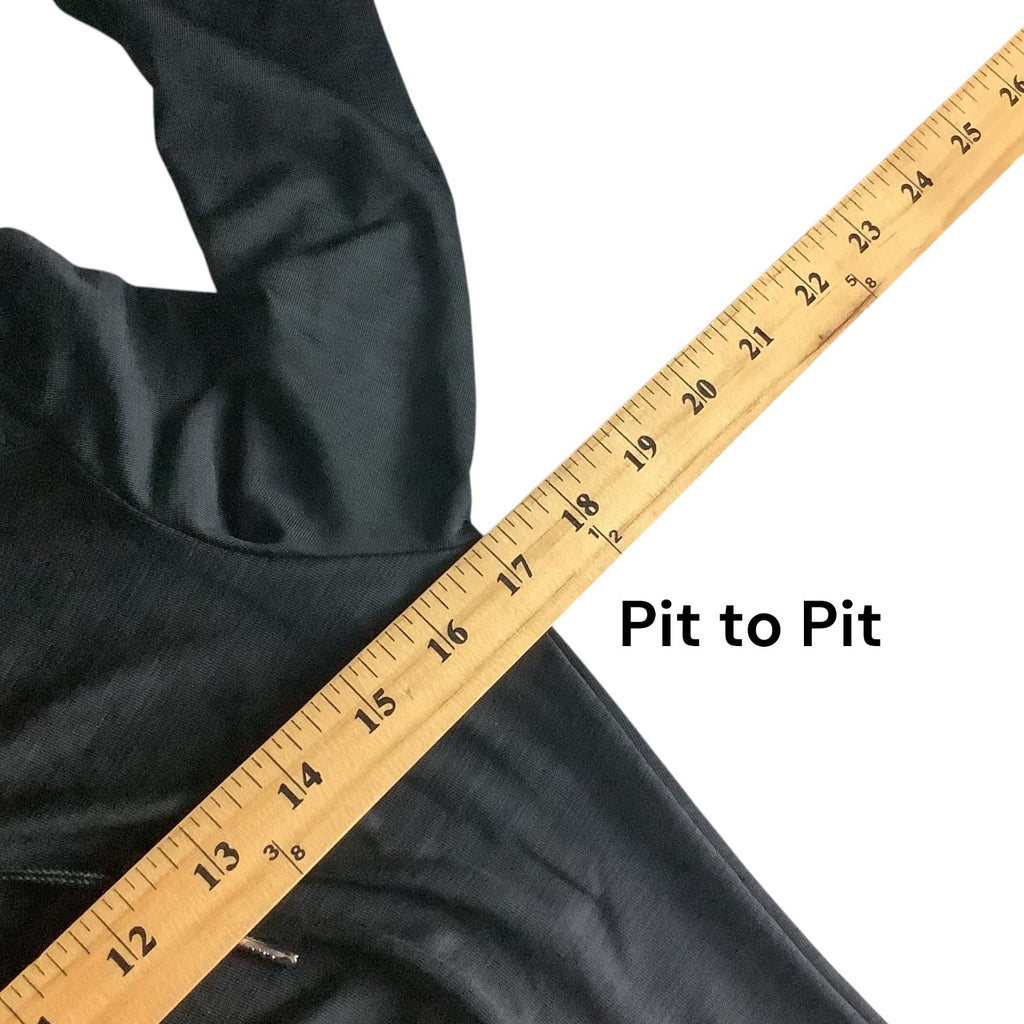 Calvin Klein Performance Quick Dry Womens Black Hooded Long Sleeve Ruched Top M