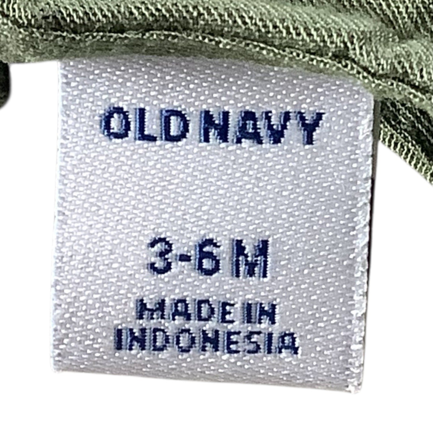 Old Navy Baby Girl Green Romper Jumpsuit Button Elastic Waist Short Sleeve 3-6M