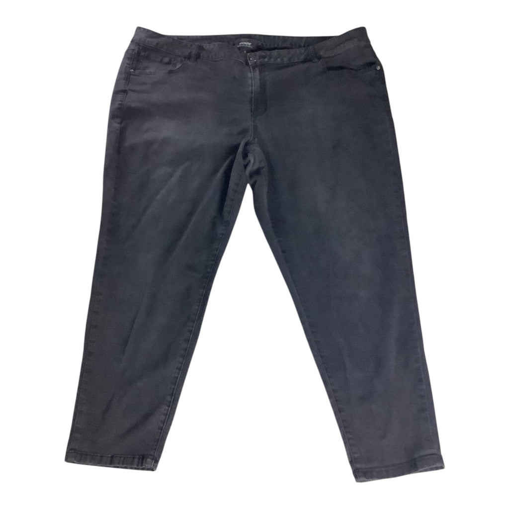 Venezia Womens Plus Size 28 Black Jeans Stretch Denim Lane Bryant Classic Style