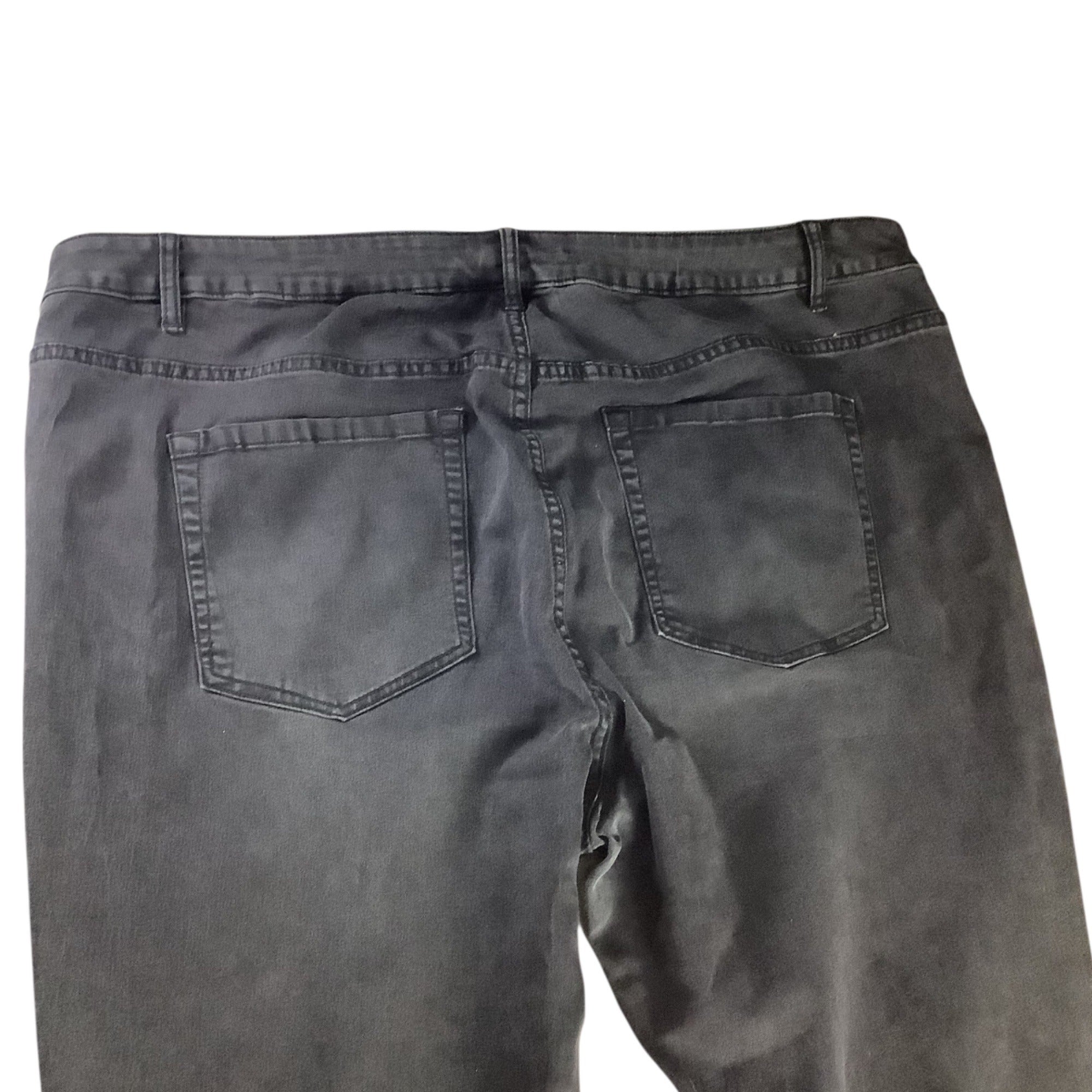 Venezia Womens Plus Size 28 Black Jeans Stretch Denim Lane Bryant Classic Style