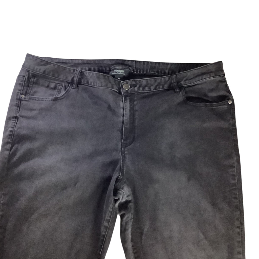 Venezia Womens Plus Size 28 Black Jeans Stretch Denim Lane Bryant Classic Style