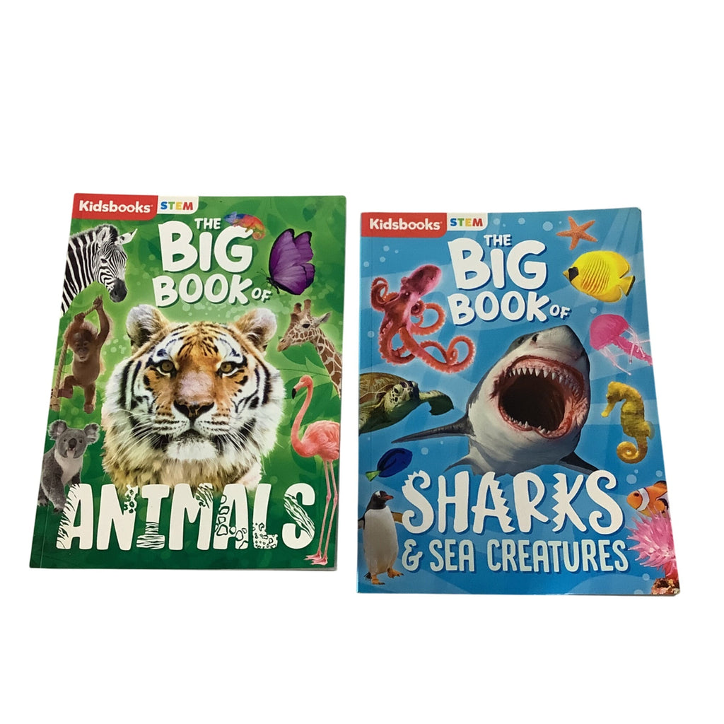 Kidsbooks STEM The Big Book Of Animals And Sharks & Sea Creatures Set
