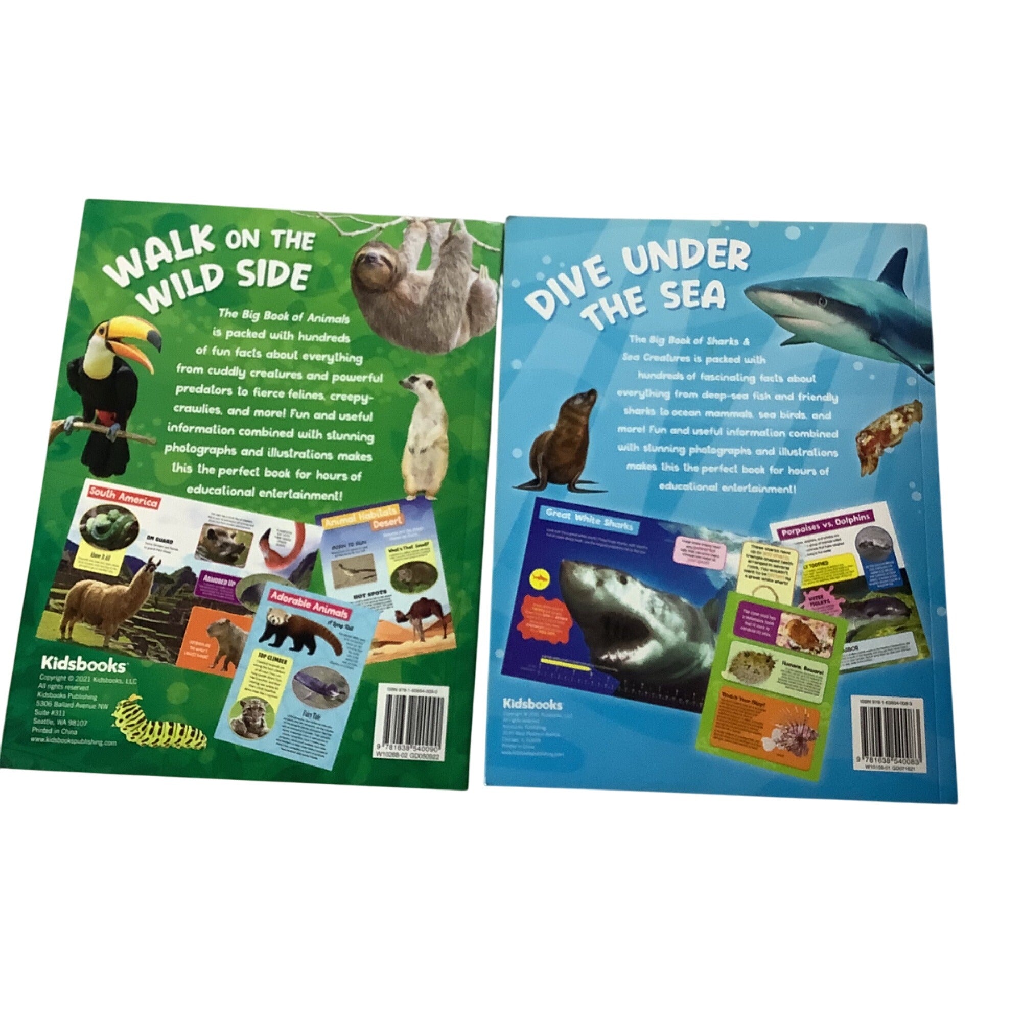 Kidsbooks STEM The Big Book Of Animals And Sharks & Sea Creatures Set