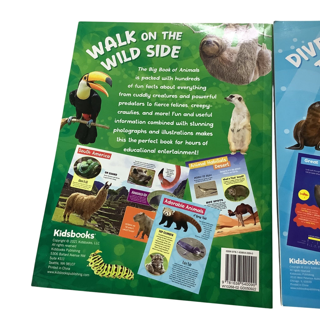 Kidsbooks STEM The Big Book Of Animals And Sharks & Sea Creatures Set