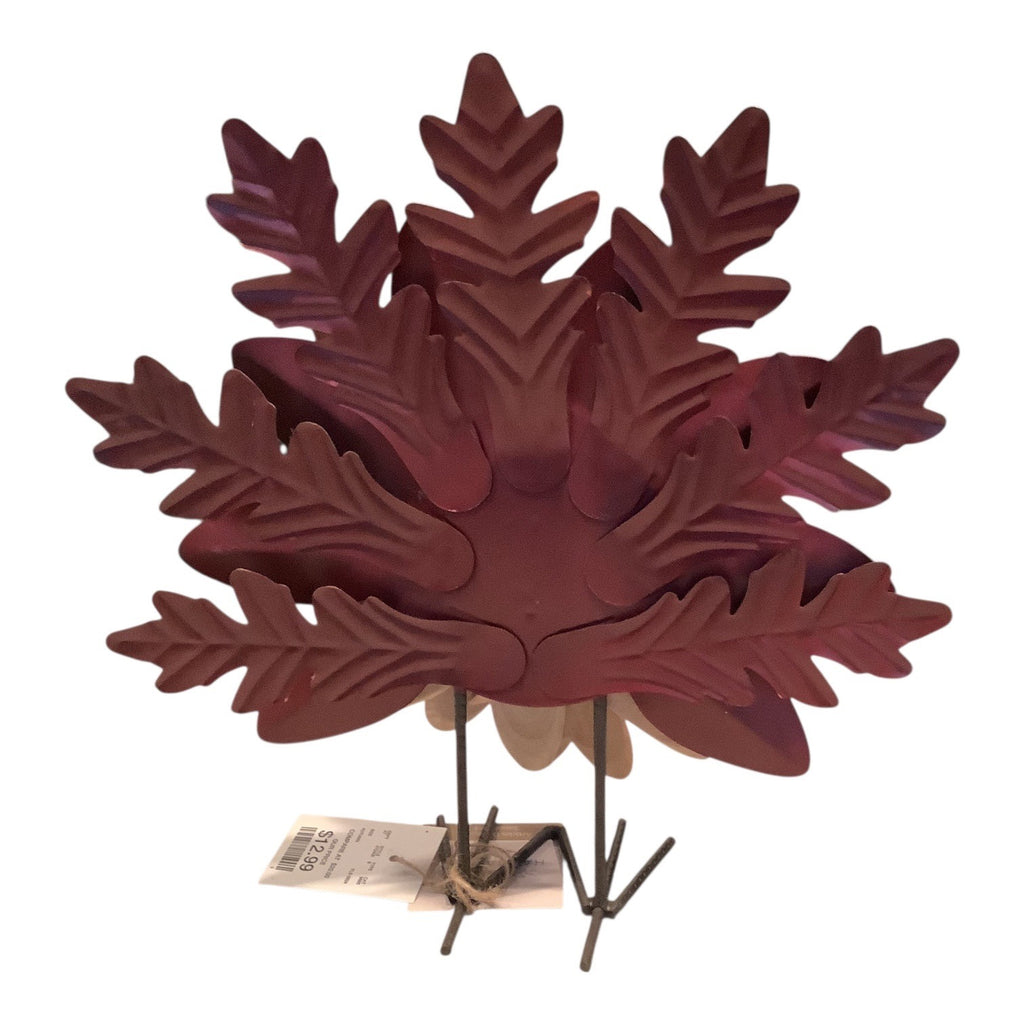 Haymarket Square Decorative Metal Turkey Figurine Thanksgiving Fall Decor