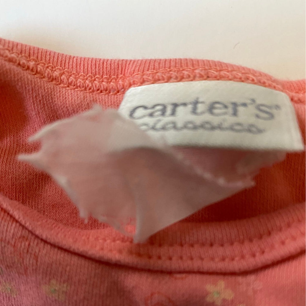 Baby Girl 3pc Bodysuit Bundle Size 3M Carters Pink Floral & Striped Patterns