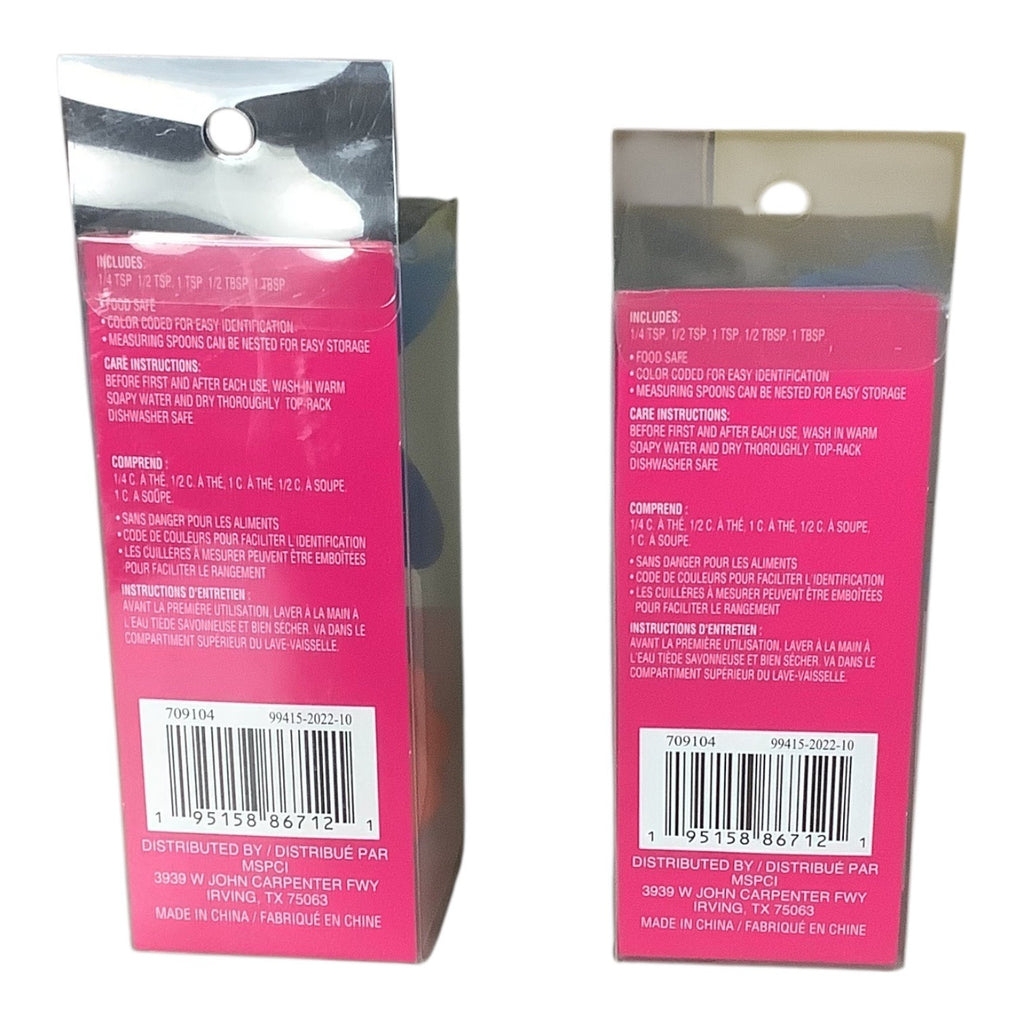 Celebrate It Measuring Spoon Sets 5 Pc Bakeware Utensils (2 Packs) Butterfly