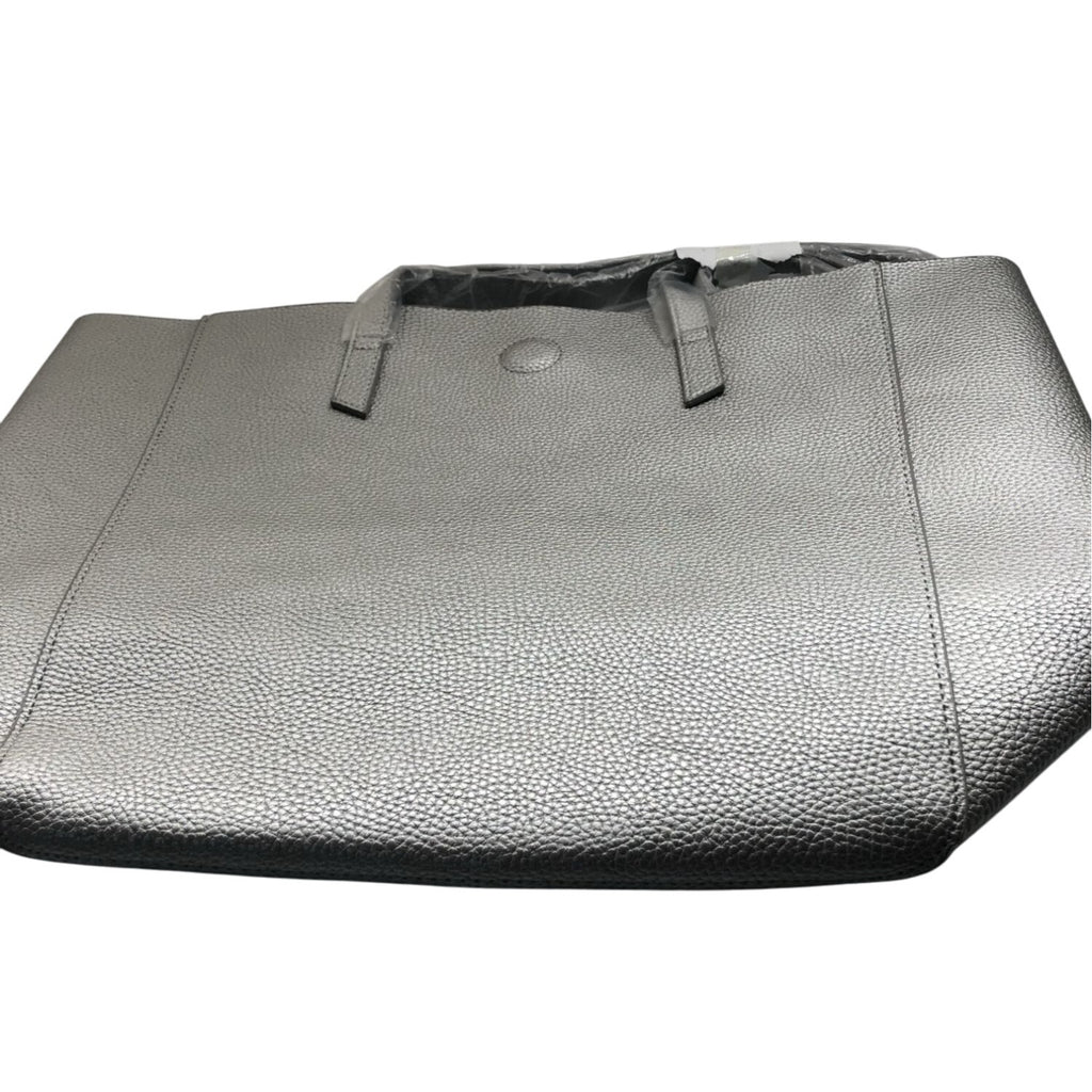 Expouch Womens Grey Tote PU Leather Shoulder Bag Satchel Handbag For Work Travel