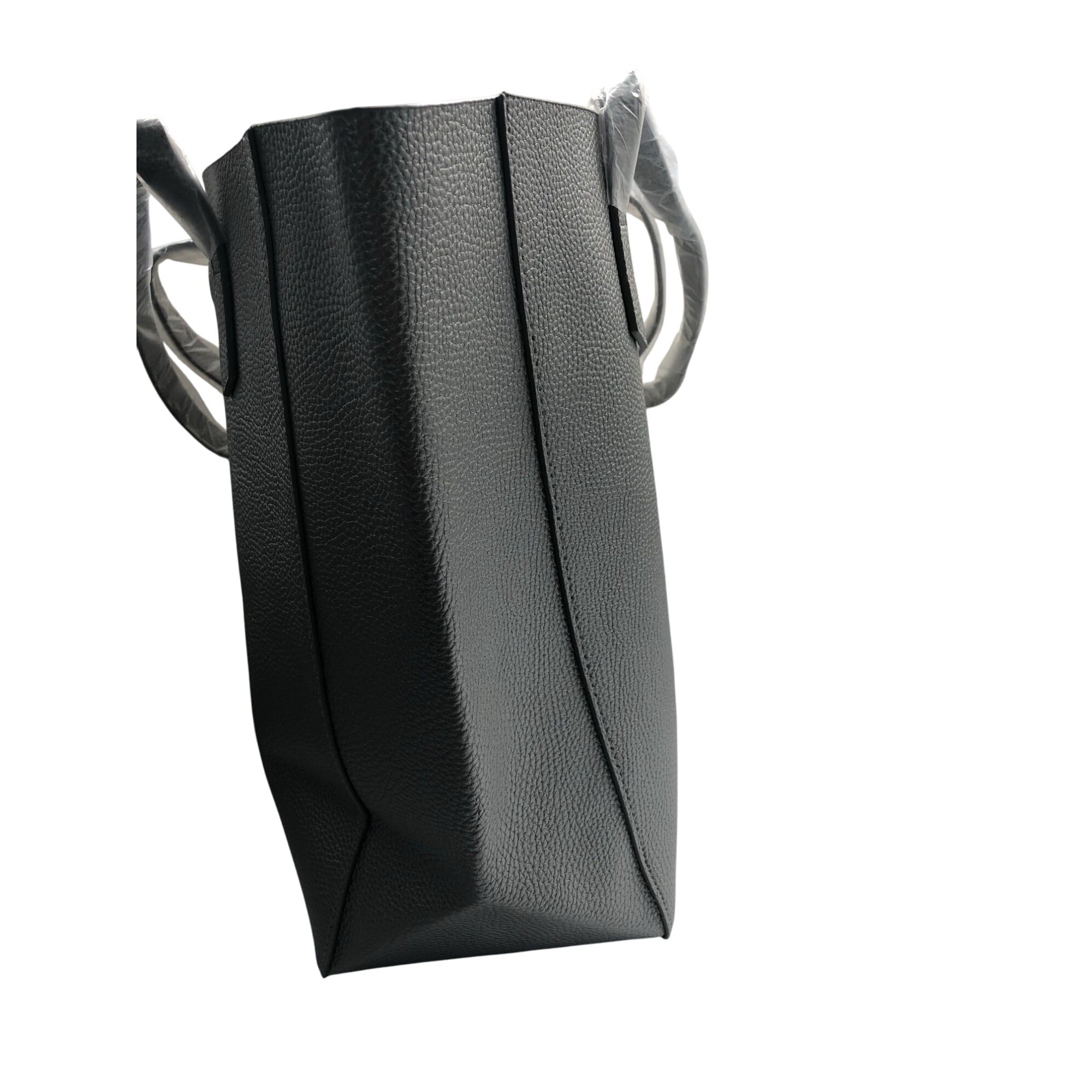 Expouch Womens Grey Tote PU Leather Shoulder Bag Satchel Handbag For Work Travel