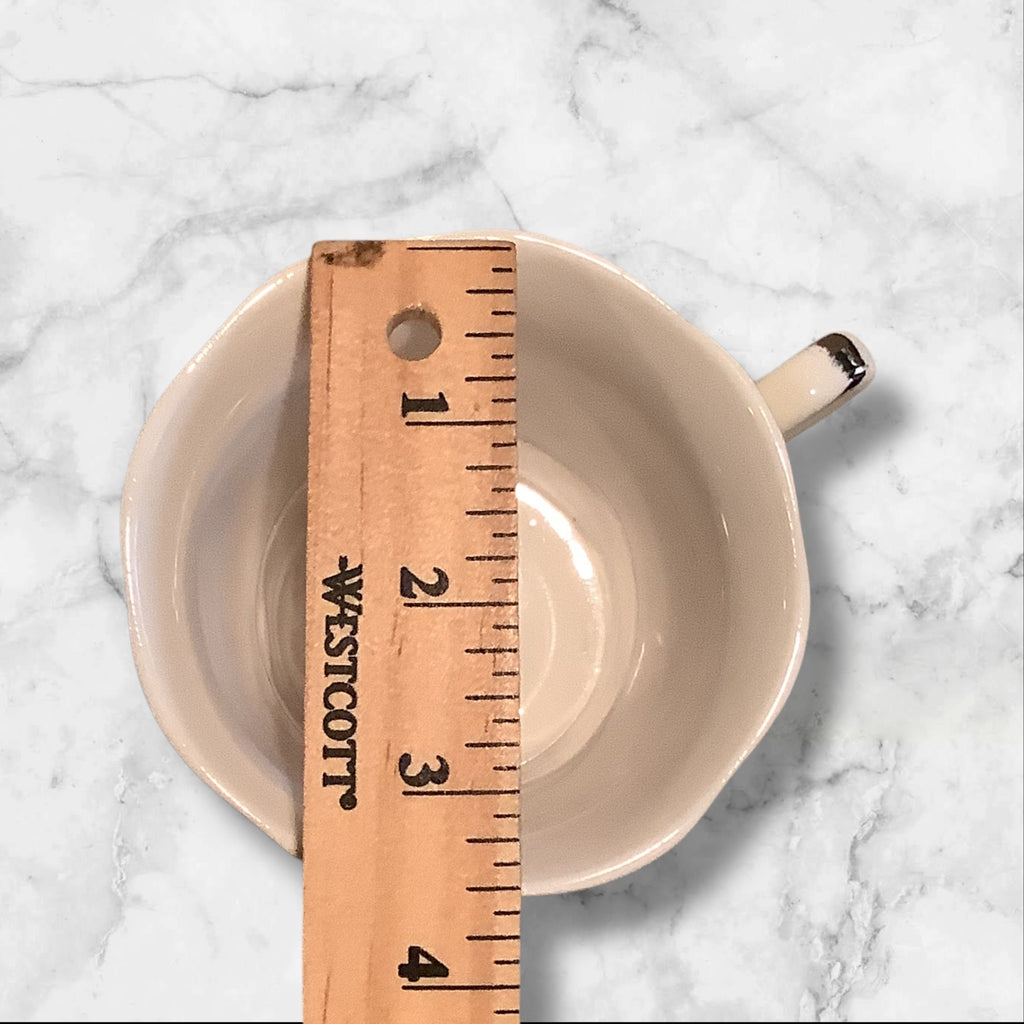 Grace Teaware Poppy Floral Cup & Lattice Saucer Set With Salad Plate 3pc Set