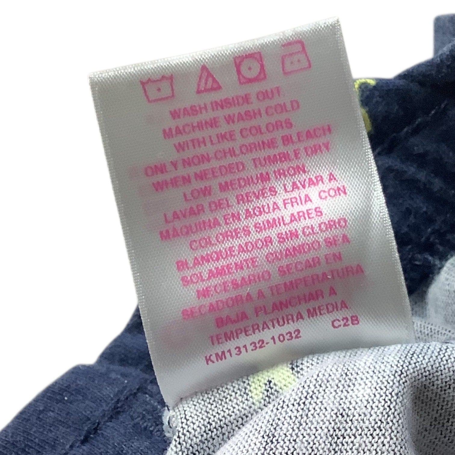 Lot Of 2pc Garanimals Baby Girl Shorts Size 6-9m & 0-3m Navy Elastic Waist