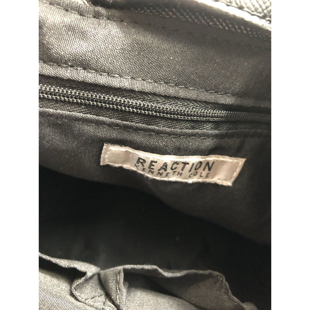 Kenneth Cole Reaction KN1659 Arbol Dome Satchel Handbag Black Zip & Snap Closure