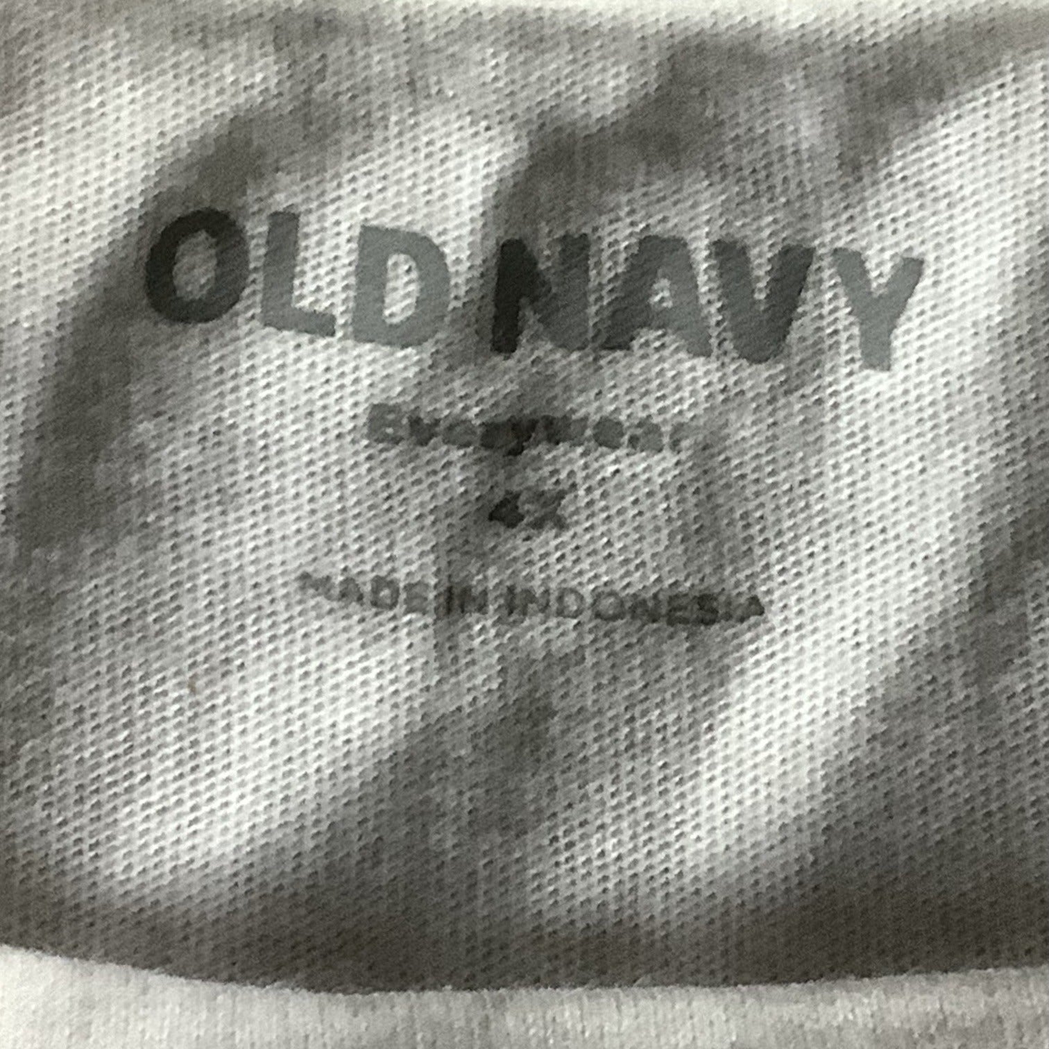 Old Navy Womens Graphic Tank Top Size 4X White Palm Tree Print Sleeveless