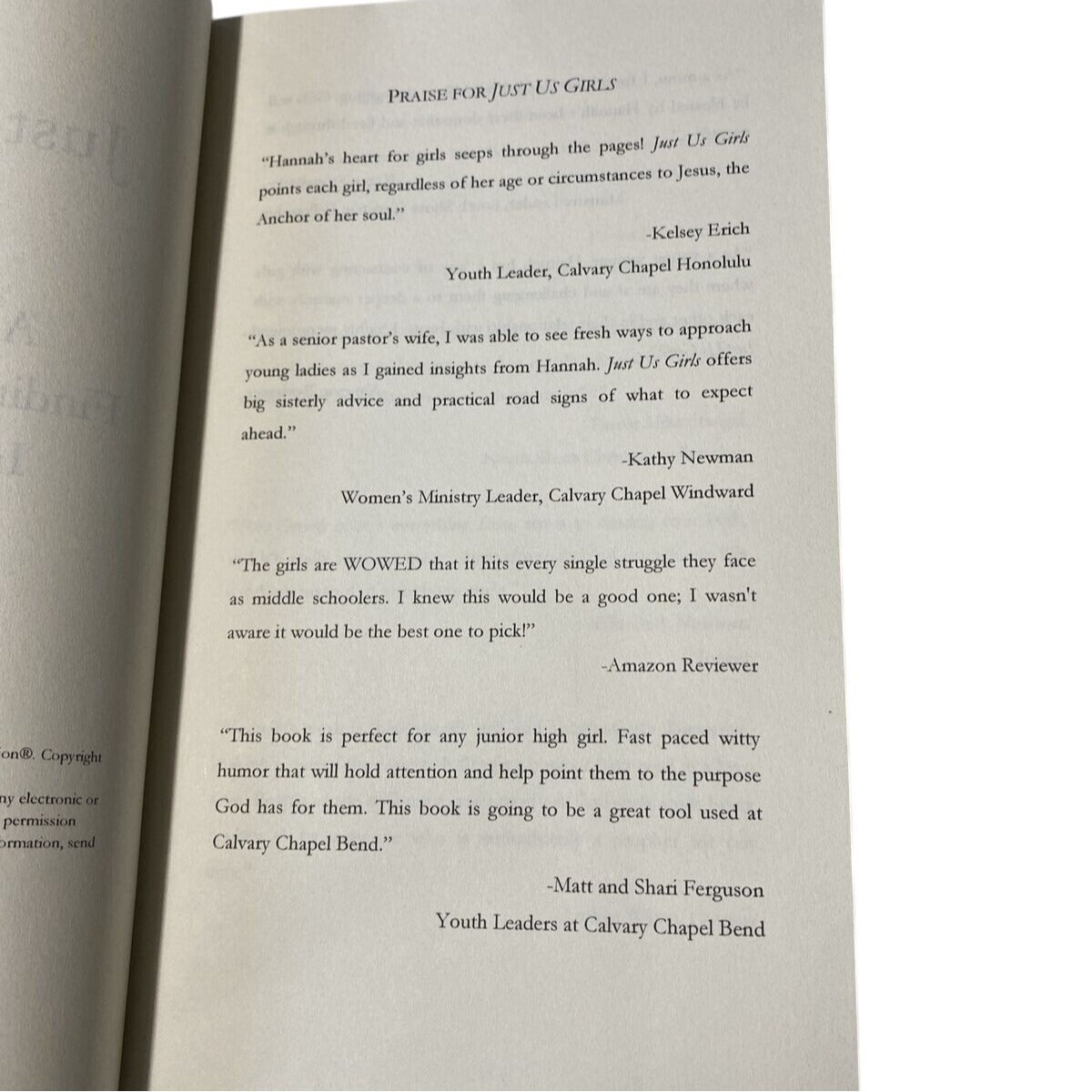 Just Us Girls II Bible Study On Finding Confidence In Middle School Hannah Duggan