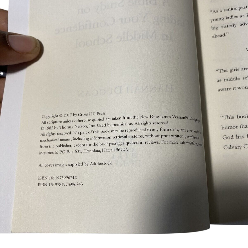 Just Us Girls II Bible Study On Finding Confidence In Middle School Hannah Duggan