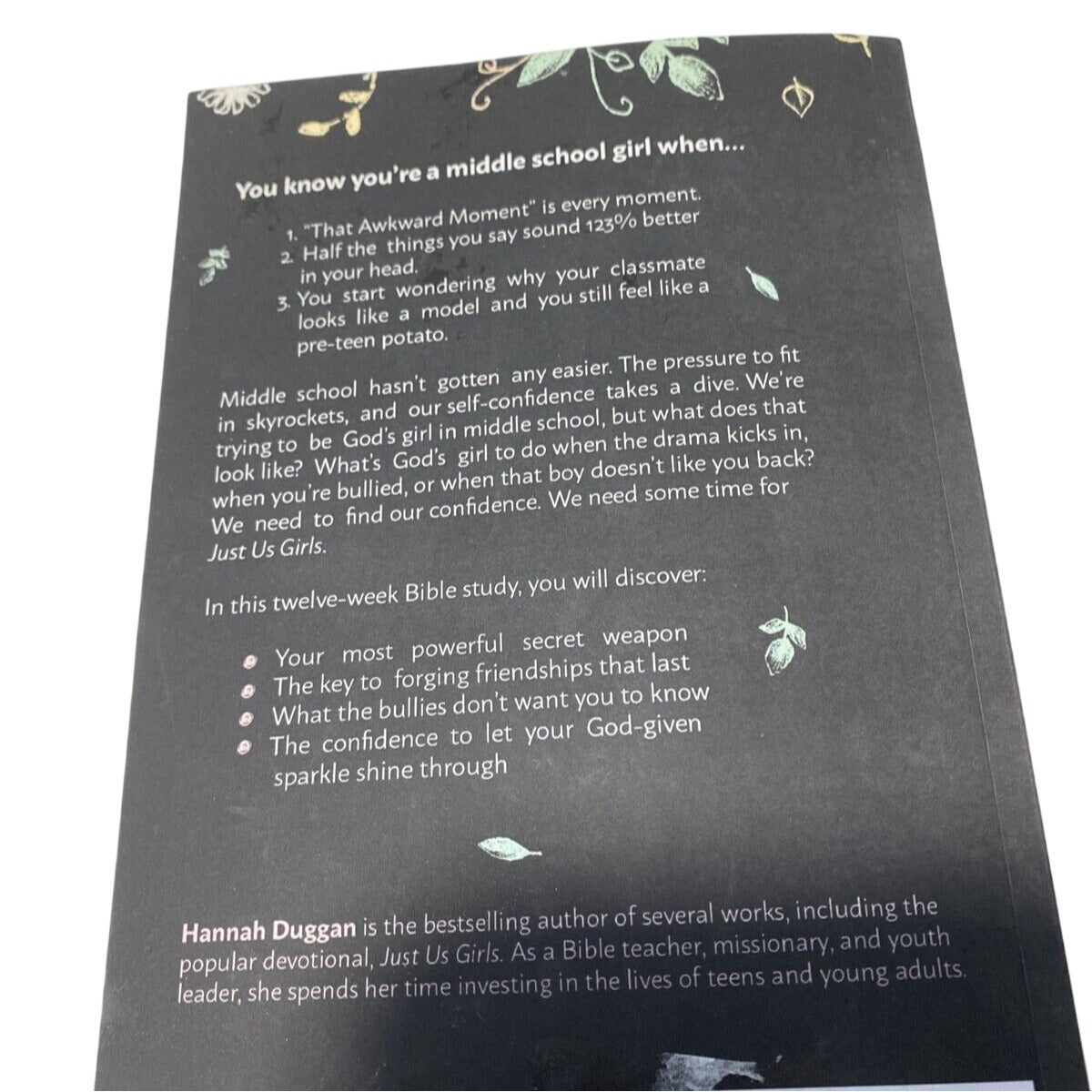 Just Us Girls II Bible Study On Finding Confidence In Middle School Hannah Duggan